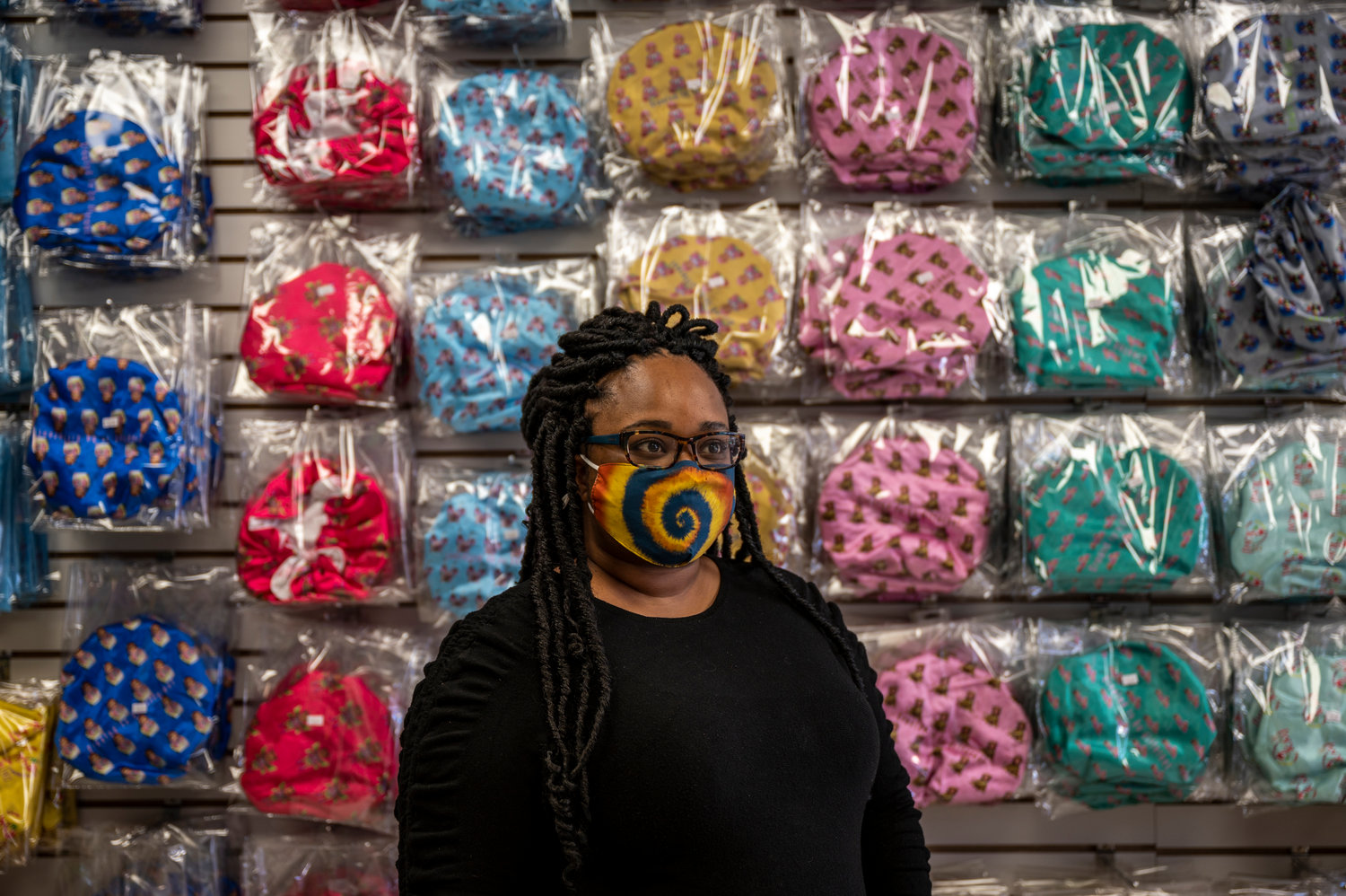 Racquel Johnson was inspired to start her new adaptive clothing store, KMJ Love Wear, after the death of her 5-year-old daughter, who had cerebral palsy. The Black-owned store opened in December and has had some struggles getting traffic to her North Riverdale storefront because of the coronavirus pandemic.