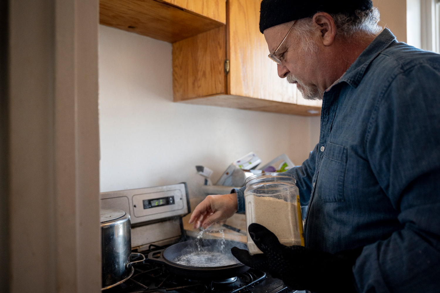 Early in the coronavirus pandemic, Arnie Adler says he discovered he makes a really good loaf of sourdough bread. Now he’s bartering his bakery creations with neighbors for other homemade food items.