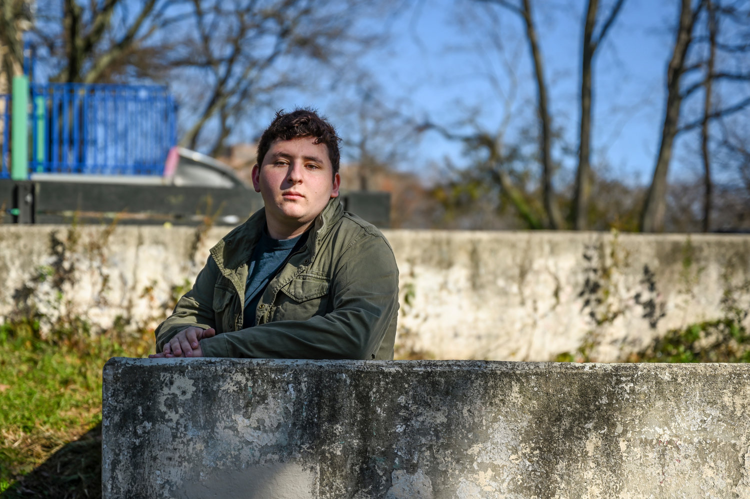 Raphy Jacobson — a senior at the High School of American Studies — says he grew up in a pro-Israel family but has since moved away from Zionism. Jacobson believes Israel is wrong to attack Palestinians, and that its missile strikes don’t live up to the values of Judaism.