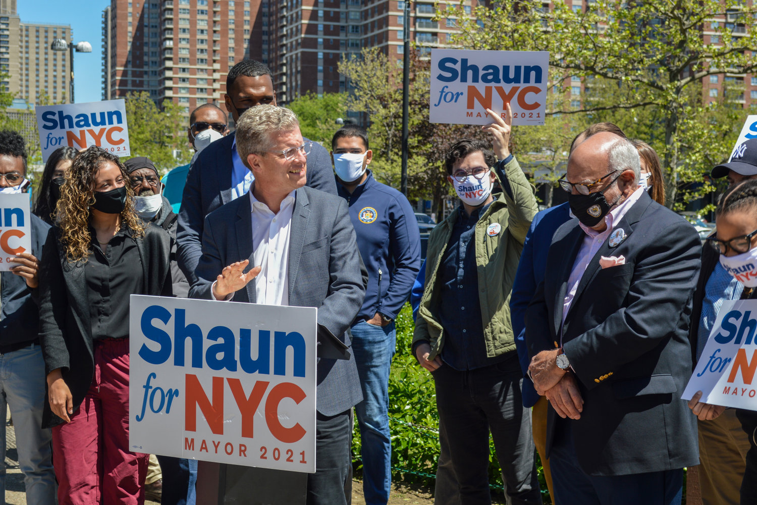 Former U.S. Department of Housing and Urban Development secretary Shaun Donovan says he started his career in housing work in this corner of the Bronx. He’s one of eight candidates running for mayor in the June 22 Democratic primary.