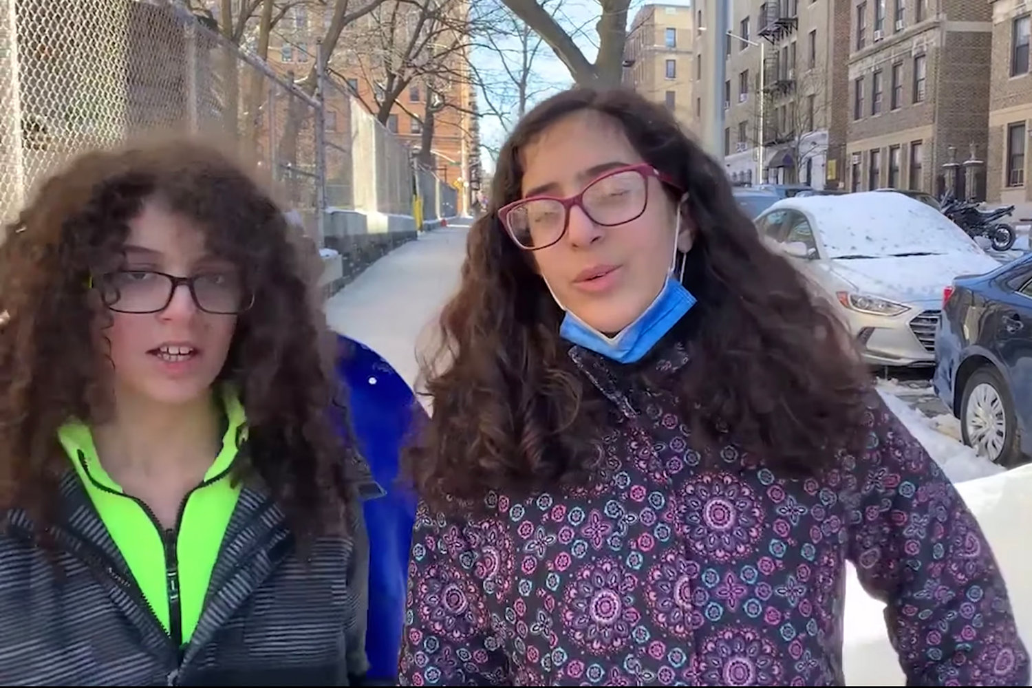 The Nasser siblings were featured personalities in a video called ‘Dog Poop,’ chronicling the omnipresent piles littering their route to go sledding in the snow. Filmed by father Nicola, ‘Dog Poop’ was one of 32 videos featured in the third annual New York City Public School Film Festival.