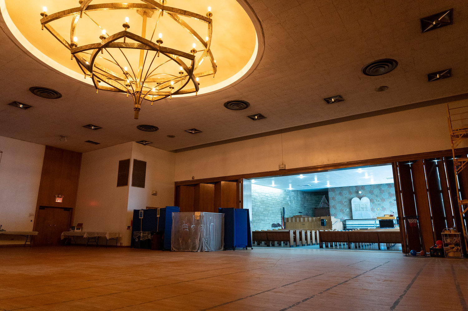 Riverdale Temple will use its ballroom, adjacent to the 4545 Independence Ave., sanctuary, as extra seating space for their Rosh Hashana and Yom Kippur services. While remote services will be available, Rabbi Thomas Gardner says those attending in-person must be vaccinated.