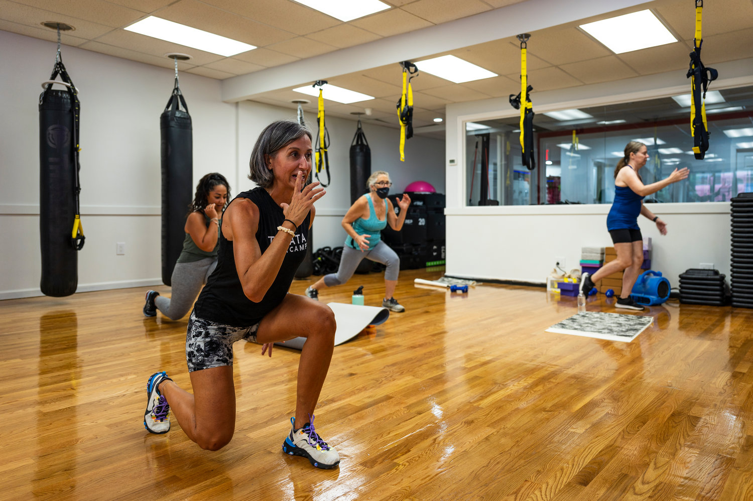 The Female Fight Club’s new studio, at 5919 Riverdale Ave., offers, a variety of classes including kickboxing, Pilates and Zumba. Joanna Edmondson says she founded the club when the coronavirus pandemic hit the city last year as a way to give women a safe space to work out together.
