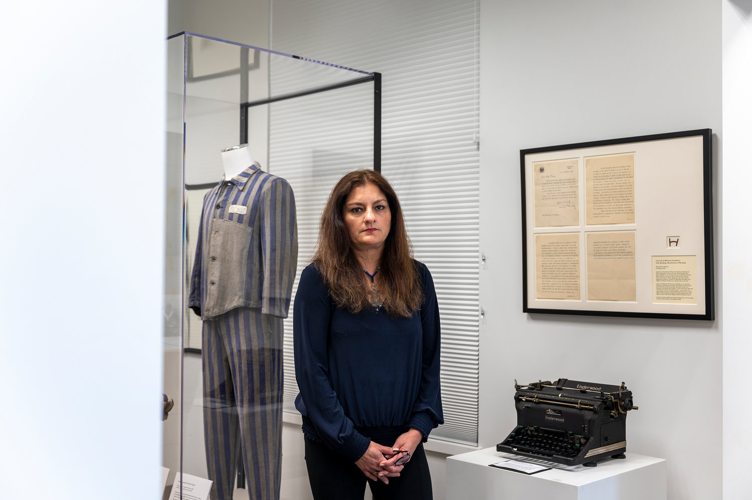 Mehnaz Afridi poses for a portrait at the Holocaust, Genocide and Interfaith Center at Manhattan College which is celebrates it’s 25th anniversary on Oct. 24, 2021.