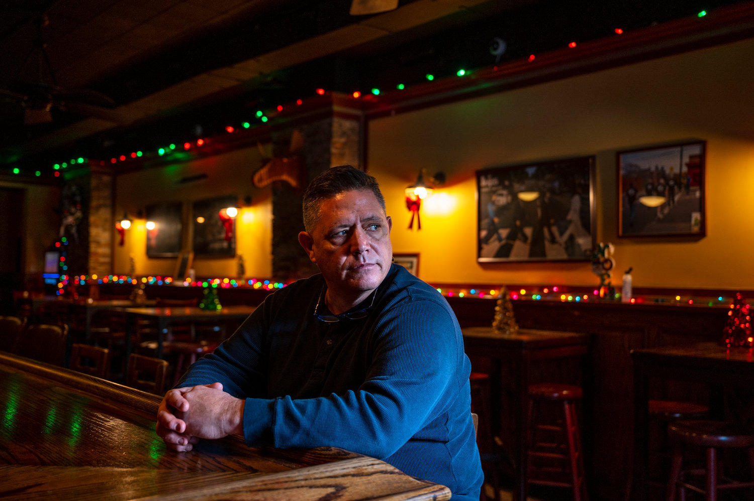 Richard Walsh, a bartender at Mr. Viggs bar in North Riverdale, says the loss of his friend Terence Mulvey means their annual toy drive to NewYork-Presbyterian Morgan Stanley Children's Hospital won’t be the same. Yet Walsh promised Mulvey he would continue to run the charity.