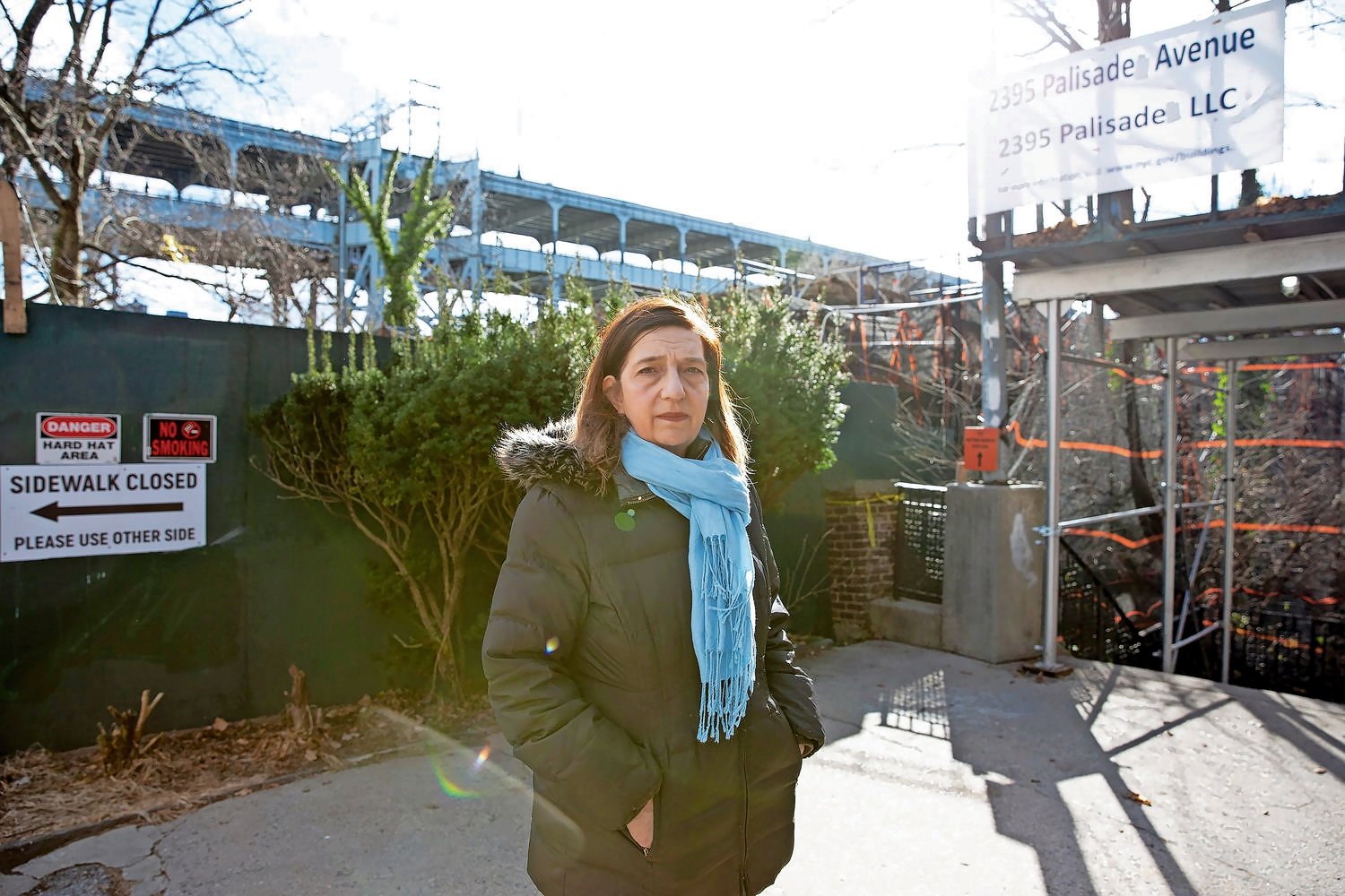 Community activist Stephanie Coggins led the fight to get Bradley Terrace, the step street that runs parallel to where the Villa Rosa Bonheur once stood, co-named for John J. McKelvey Sr., the architect who built the fabled apartment building.The intersection has been co-named after the late builder of the former Villa Rosa Bonheur.