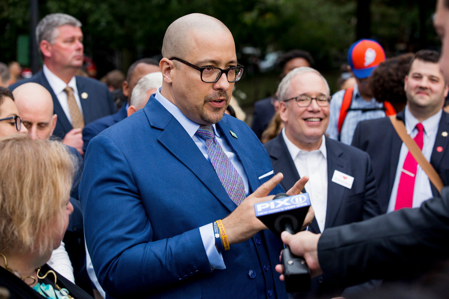 State Sen. Gustavo Rivera says he does not support BDS, despite what Assemblyman Jeffrey Dinowitz has claimed.