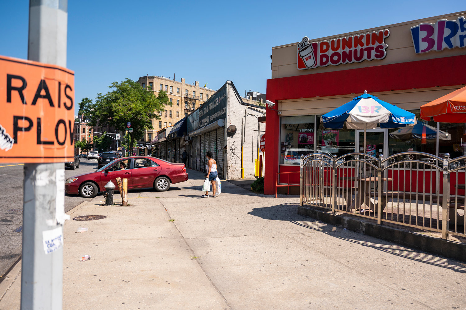Storefront on West 230th Street near the 1 train are located on a block currently zoned for commercial and office use. But some of that could change, if Mayor Eric Adams gets his way.