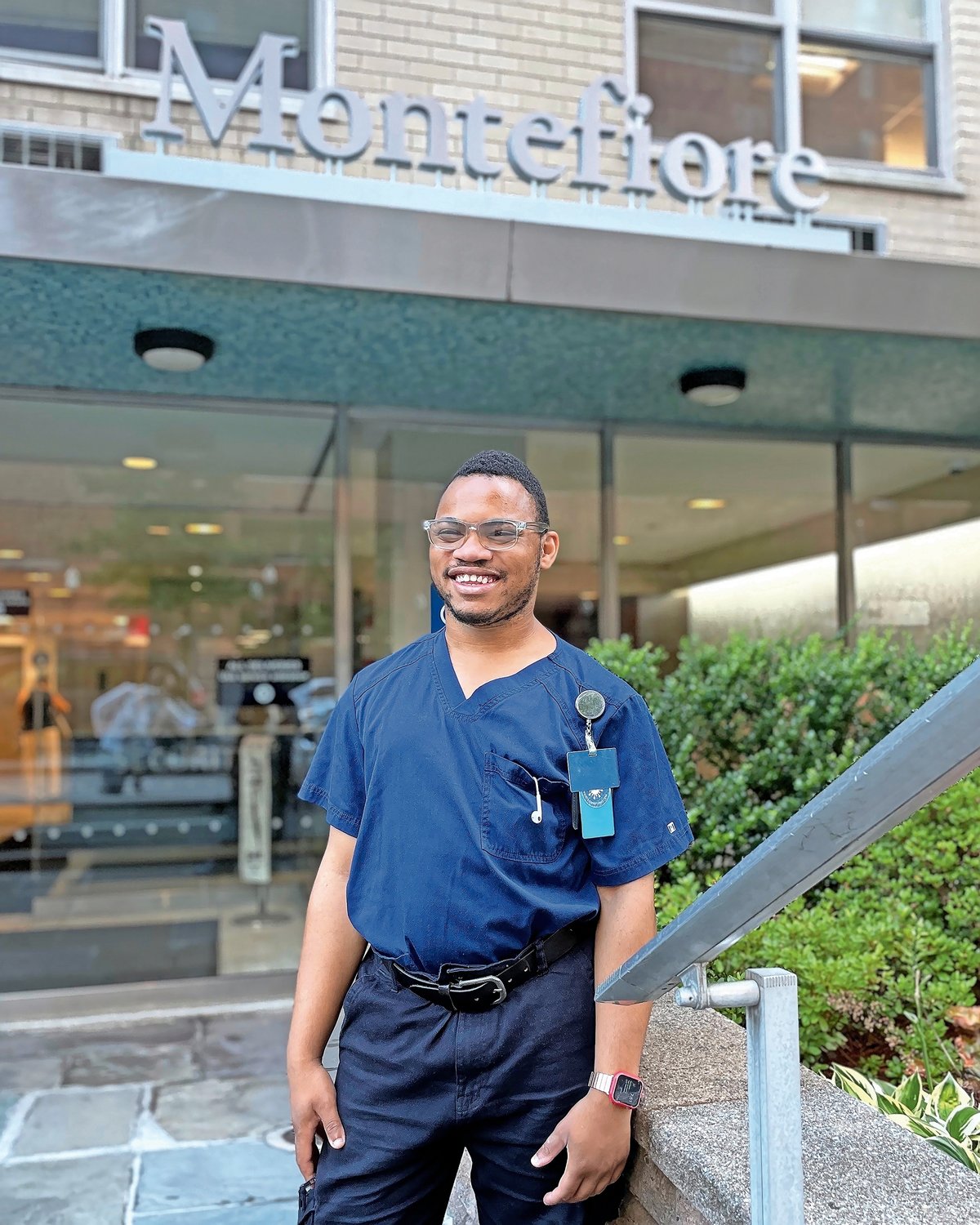 Renard Perkins, an alumnus of Project Search at Montefiore Medical Center, found a job through the program.