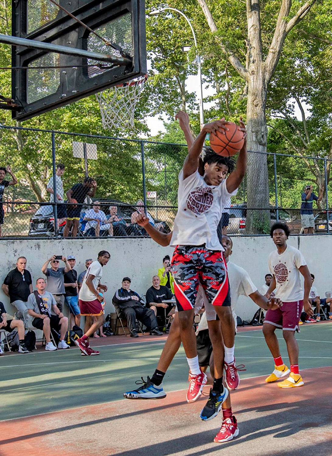 The Riverdale Summer League is in its second year after being created by local basketball aficionados Turk Gumusdere, Barry Rohrssen and Artie Cox. The local residents are trying to get all the biggest basketball schools across New York City to come out.