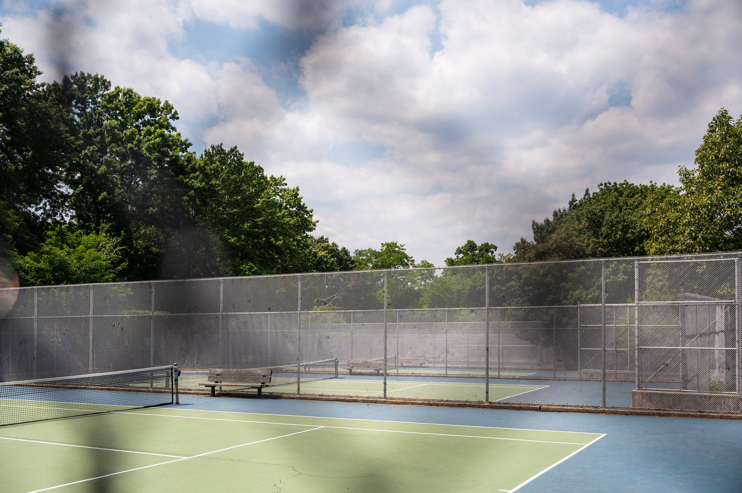 Seton Park has more than a handful of tennis courts places . The community has complained about cracks on the floor, tree limbs hanging and acorns lying on the court. Residents feel that the parks department can add a pickleball court anywhere inside. However, it would require a capital project, which the parks department is not considering.