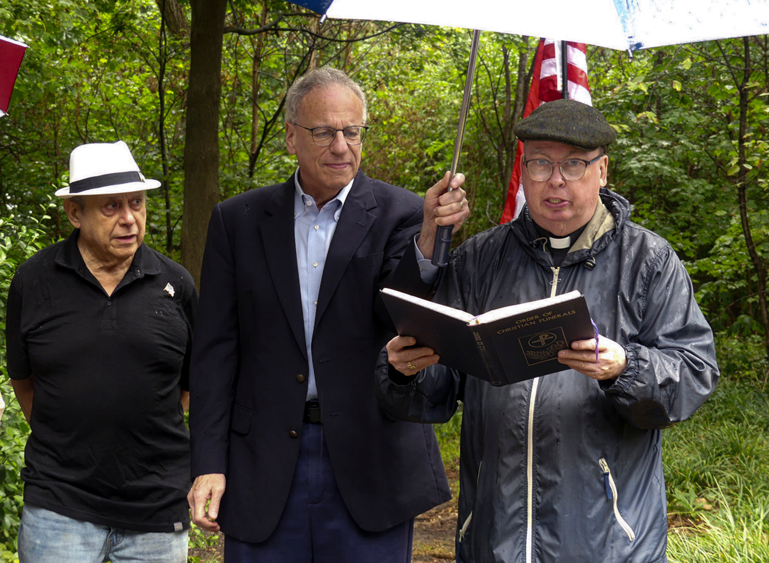 Assemblyman Jeffrey Dinowitz at Endor Community Garden during the 9/11 memorial in Riverdale, NY on September 11, 2022.