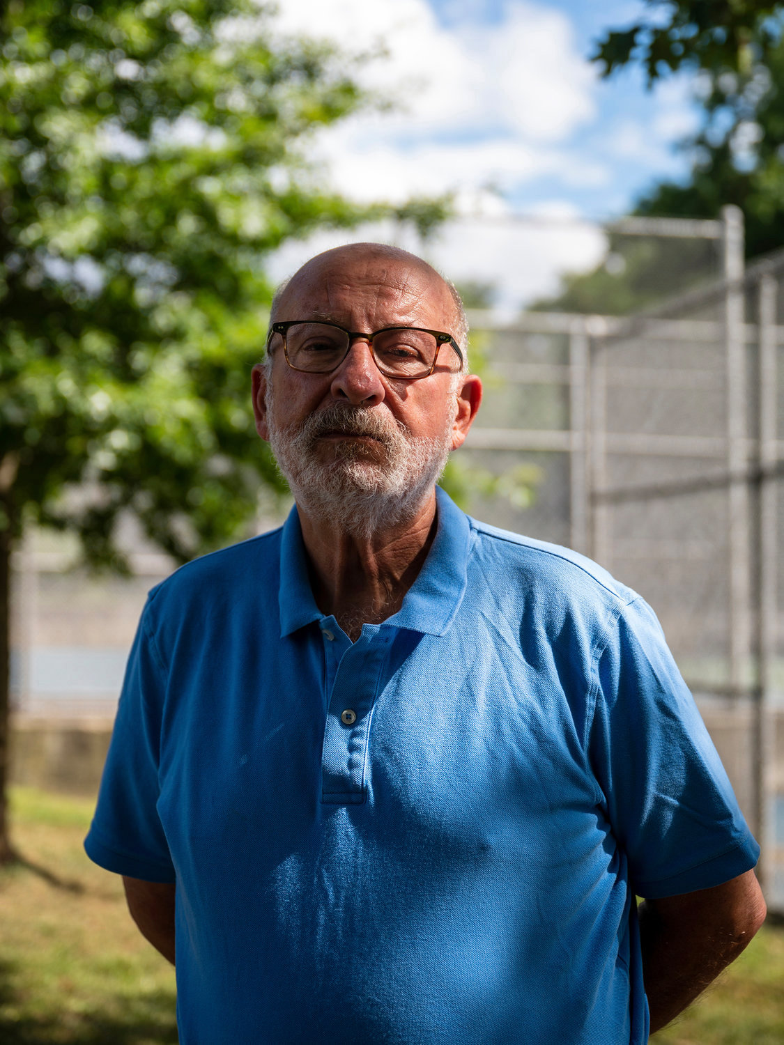 Alex Rosenblum grew up playing sports but needed to take it easy when he had a heart attack, after he discovered pickleball in Florida where he spends his winters. Since returning to Riverdale, he has fought and advocated for pickleball courts in the northwest Bronx.