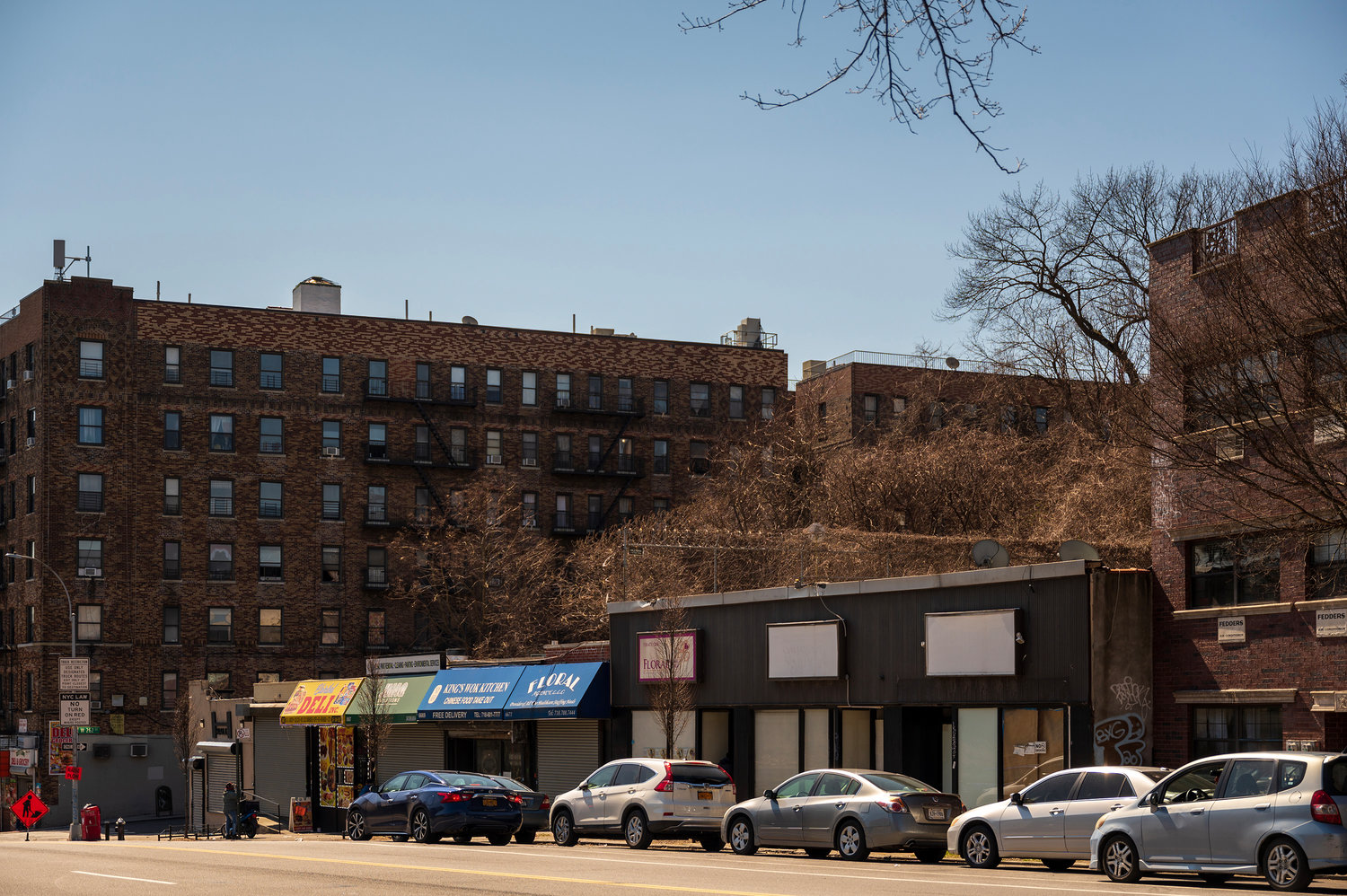 All but two businesses at 6661 Broadway have shuttered ahead of the building’s demolition to make way for the proposed homeless shelter to be built and operated by Westhab Inc. of Yonkers.