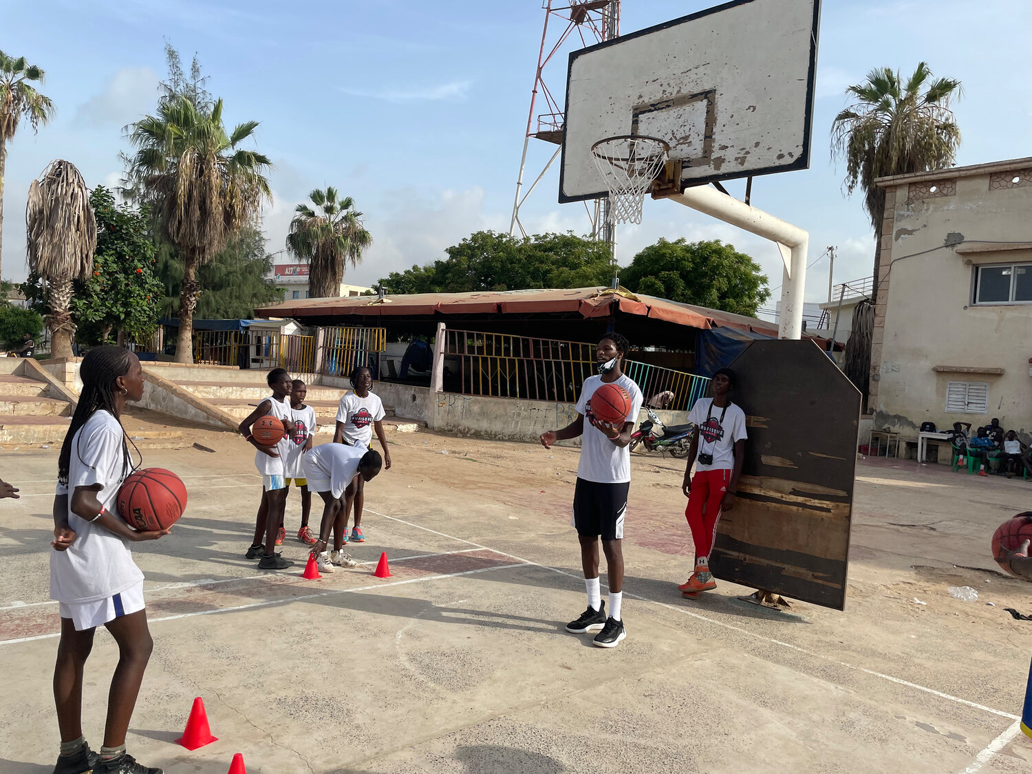 As a teenager, Samba Diallo honed his basketball skills at DBA Academy, a local basketball program in Rufisque, Senegal.