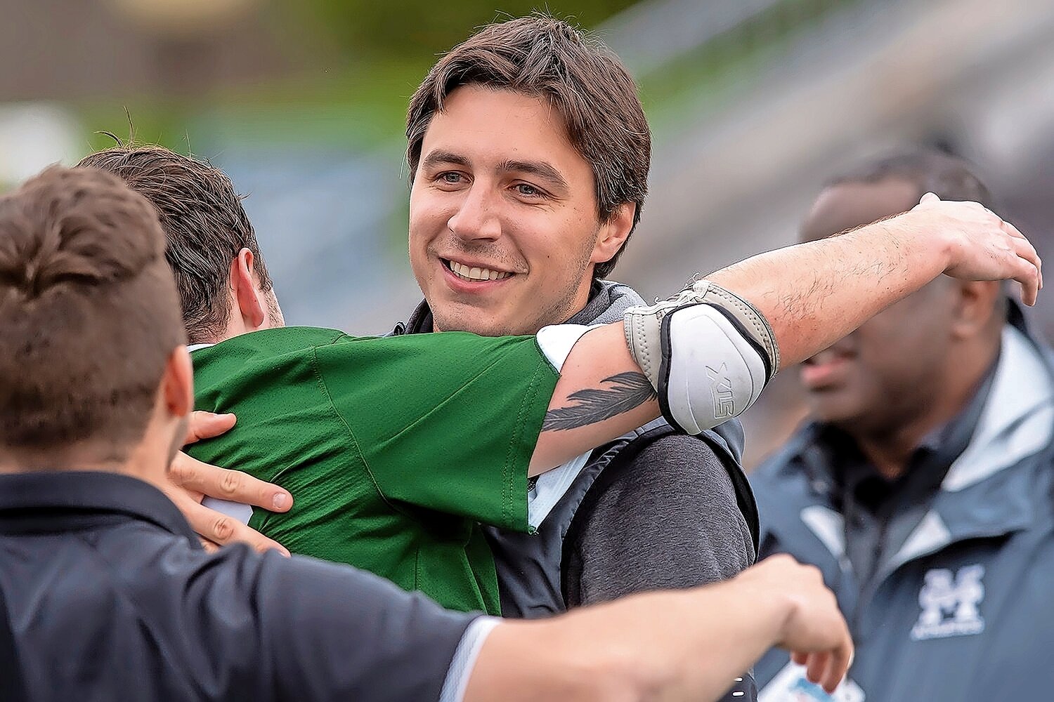 John Odierna, the new head coach of the defending MAAC men's lacrosse champions Manhattan College, has left to be defensive coordinator at Syracuse University.