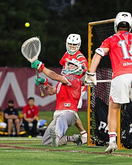 In three appearances for the Whipsnakes, former Manhattan College men’s lacrosse goalie Brendan Krebs has registered 41 saves to go along with an undefeated record. Krebs and the Whipsnakes remain in the middle of the pack of the eight-team, traveling pro league ahead of this weekend’s action in Seattle.