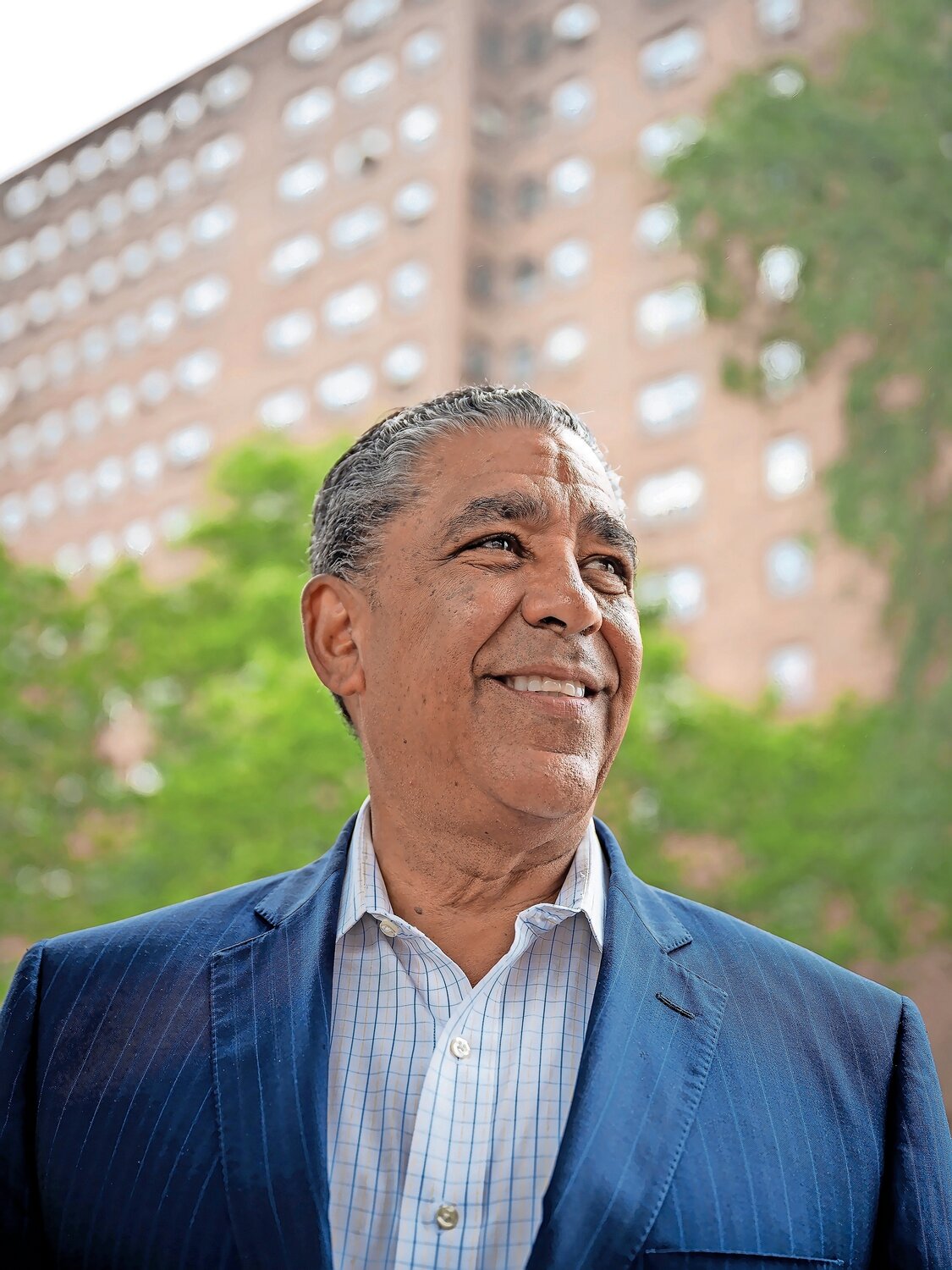 U.S. Representative Adriano Espaillat hosted an ethnic roundtable that featured the Dominican Republic president Luis Abinader.