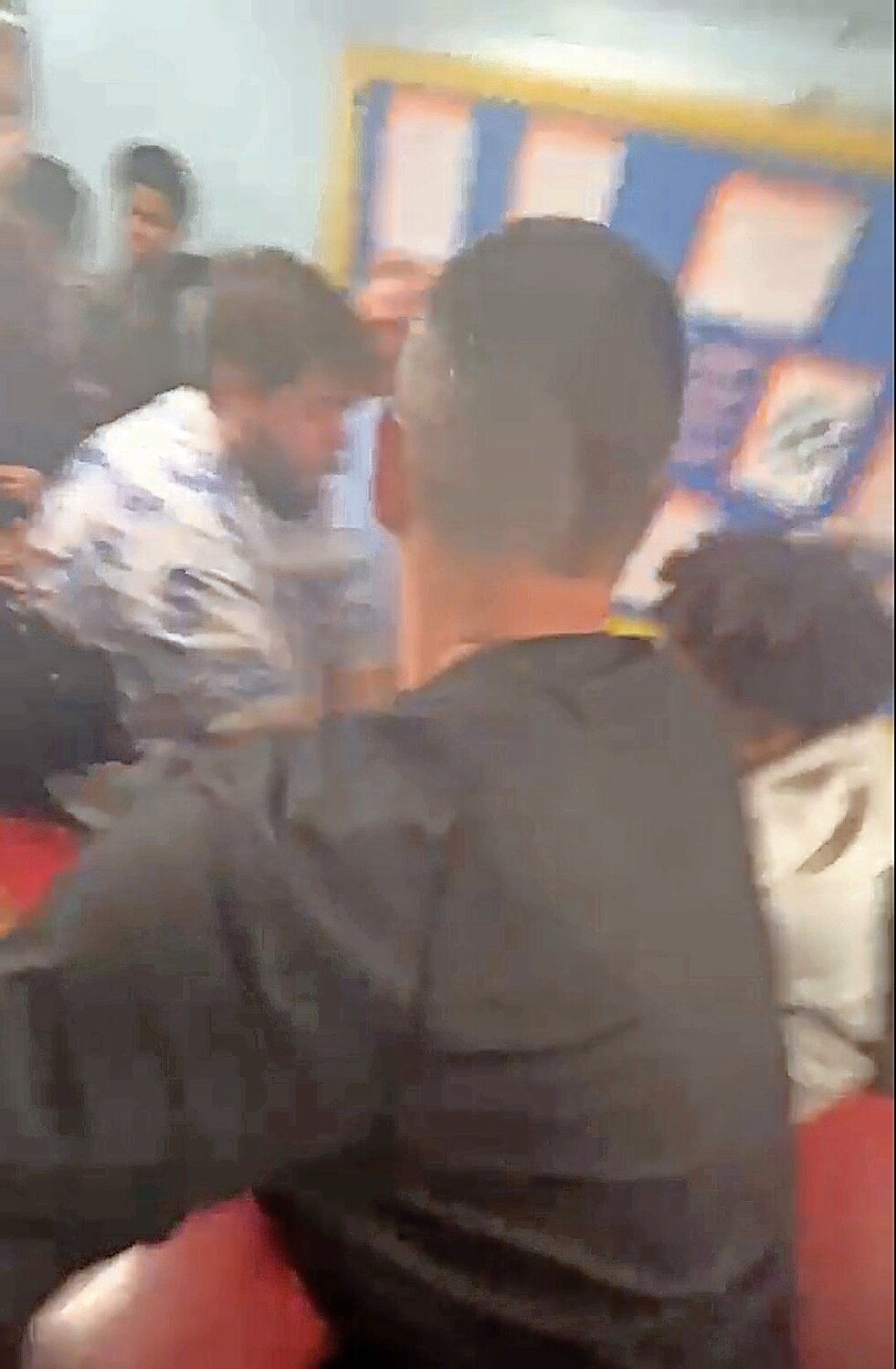 More video of other fights in the hallway at Riverdale / Kingsbridge Academy last school year showed students cheering on the two combatants as teachers try to break it up.