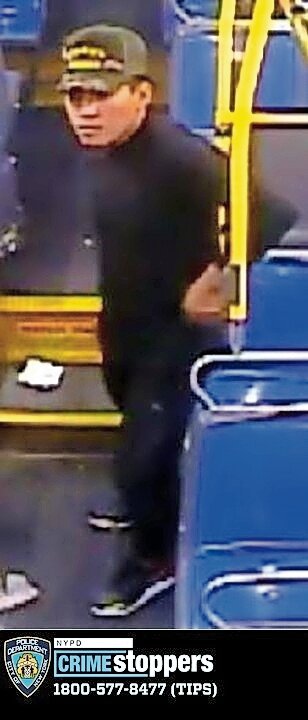 The male pictured here allegedly grabbed a woman by the butt and lifted her up on Oct. 6 in the vicinity of West 262 Street and Broadway. He is described as having a medium complexion, about 5-foot-4, last seen wearing a green hat, black shirt, black pants and black sneakers.