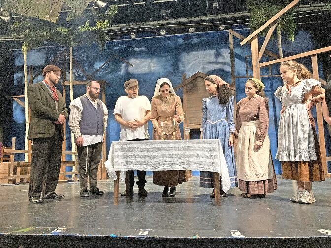 Cast members perform during rehearsal of ‘Fiddler on the Roof’ musical at the Riverdale Y. Opening night is Nov. 11.
