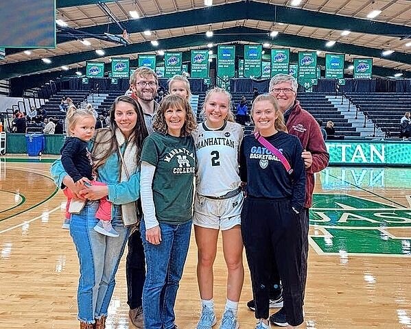 The Bair family includes three basketball coaches who have all helped and supported Manhattan College point guard Anne Bair.