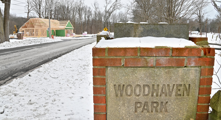 GOING UP &mdash; Construction has begun on 37 single-family homes that are part of Phase I of the Woodhaven Project.  A total of 250 homes will go up, with some houses going up for sale starting in the spring.