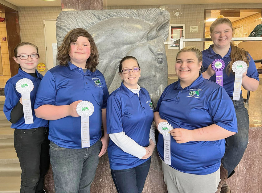 HORSE SENSE &mdash;&nbsp;Senior 4-H members Selby Young, Jacob Buck, Lanelle Vile, and Alyssa Buck  represented Oneida County in the recent 4-H Horse Bowl. The team placed fourth overall out of nine teams.