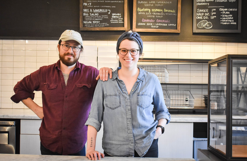 Flour and Salt Co-Owners Brendan and Britty O'Connor had their first date at 37 Lebanon when it was the Barge. They've now taken over the lease from previous tenant, the Rye Berry Cafe, to expand.