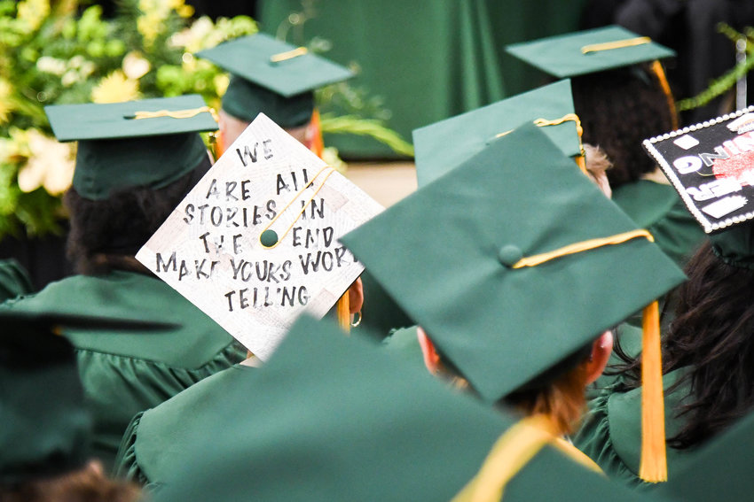 HEADING OUT &mdash;&nbsp;Herkimer County Community College conducted its 54th commencement ceremony on Friday. A list of local graduates who received degrees appeared in the May 12 edition of the Daily Sentinel.