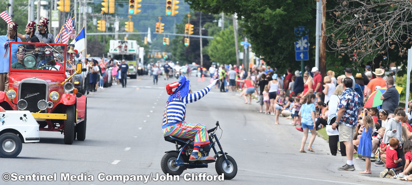 Utica's annual Fourth of July parade began at Our Lady of Lourdes Church on Genesee Street and continued on to Memorial Parkway, ending at the Parkway Recreation Center.