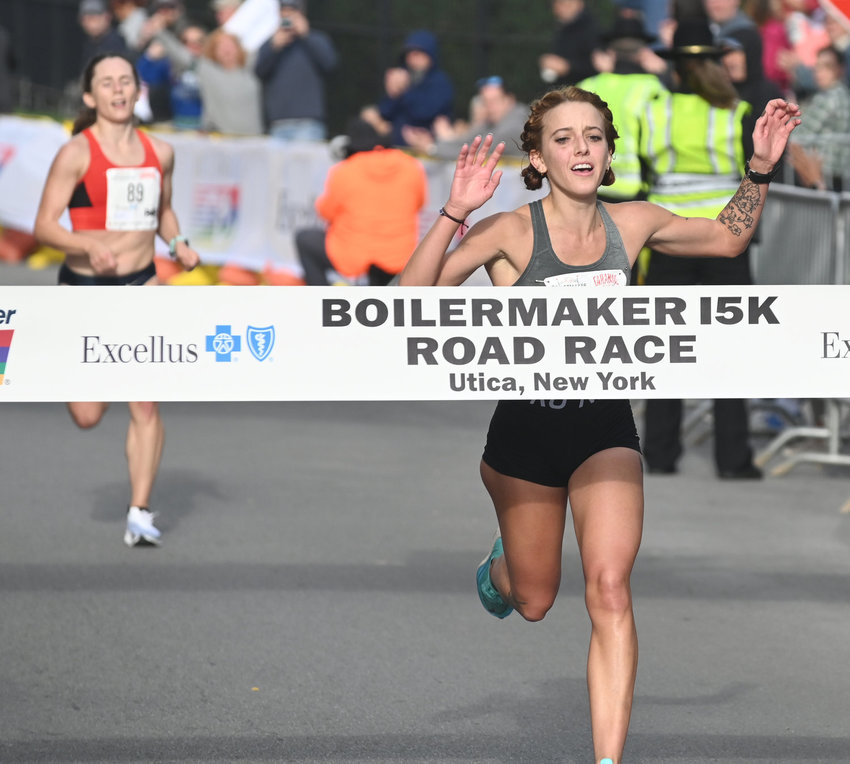 Savannah Boucher became the first American woman to win the Boilermaker 15K Road Race since 1989 in last October&rsquo;s race. Boucher is a Remsen native and a New Hartford High School graduate who is expected to be part of the Boilermaker field again.