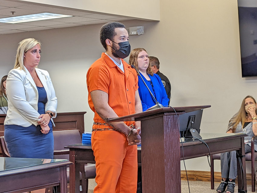 Rakwan Marshall, 44, of Liverpool, apologizes for his reckless driving that cost two people their lives and severely injured a third on Route 12 in Boonville. He was sentenced to state prison on Wednesday.