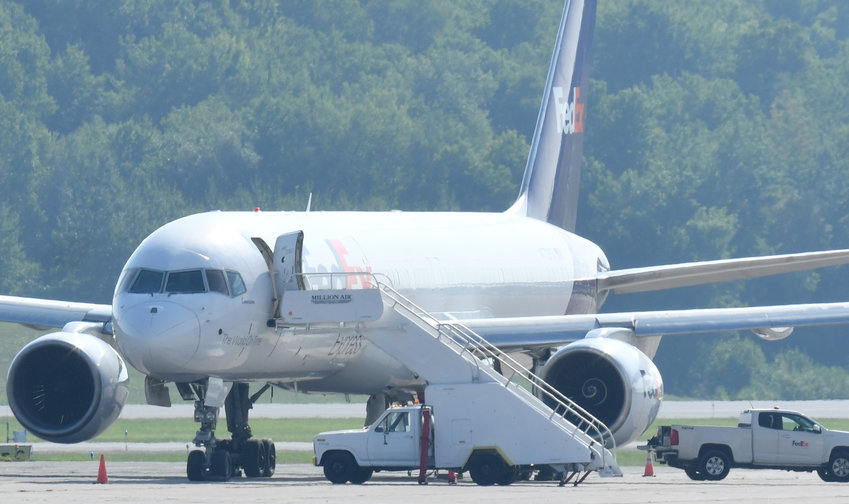 A FedEx plane made an emergency landing at Griffiss International Airport early Thursday morning after sustaining a &quot;hydraulic issue,&quot; according to airport officials. No one was injured.