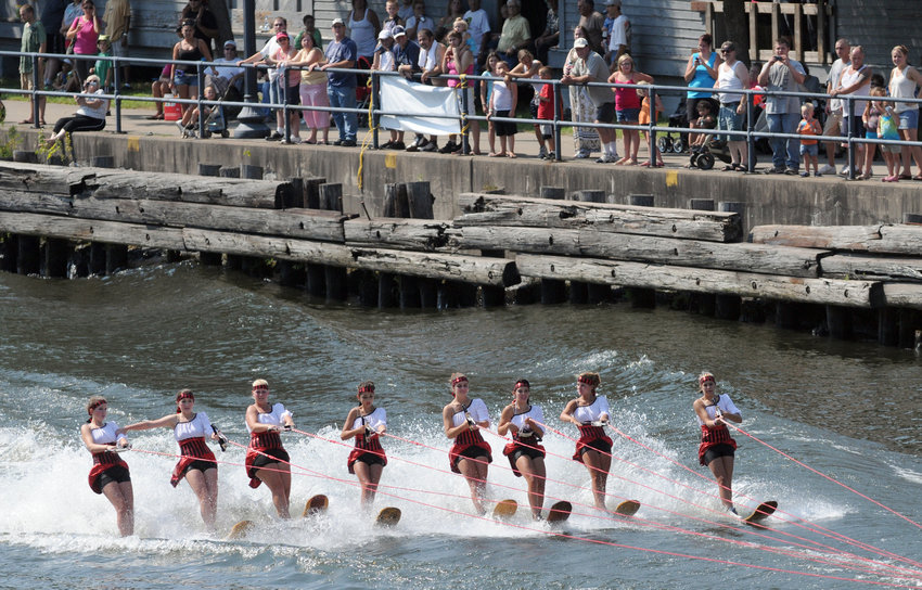 CanalFest &rsquo;22 will take place this Friday through Sunday, Aug. 5-7, at Rome's Bellamy Harbor Park on the Erie Canal. CanalFest concludes on Sunday with the Water Ski Show featuring Mohawk Valley Ski School, as pictured in this file photo.