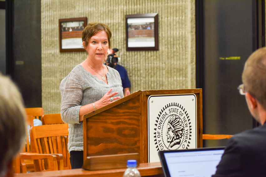 Christine Robertson, member of the Community Cats Committee, spoke to the council to request $2,000 in funding to help the volunteer group reduce the feral cat population via a Trap-Neuter-Release (TNR) program.