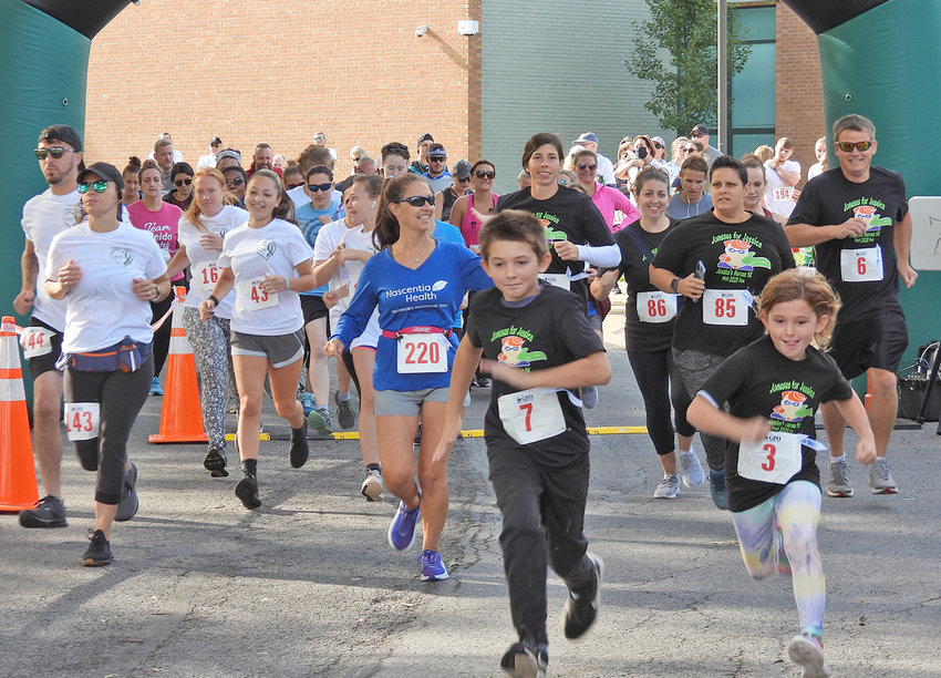 Friends and family alike take off from the starting line for Jessica&rsquo;s Heroes 5K Walk and Run, raising support and awareness for those in the community fighting cancer at the 2021 Jessica&rsquo;s Heroes. This year&rsquo;s Jessica&rsquo;s Heroes will be Saturday, Sept. 24, at the Oneida High School.