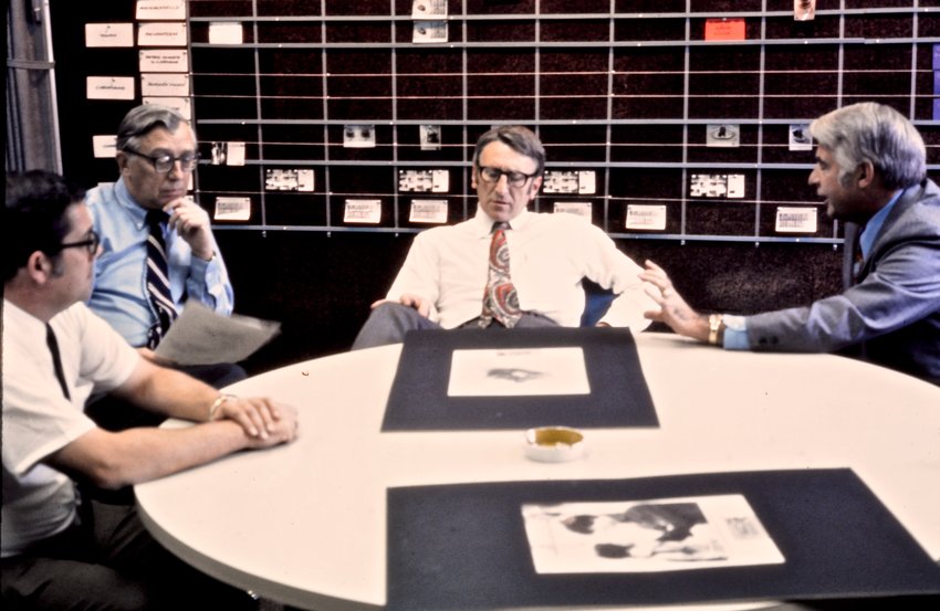 Advertising Executives in the Oneida Limited Sales Office in the mid-1970s