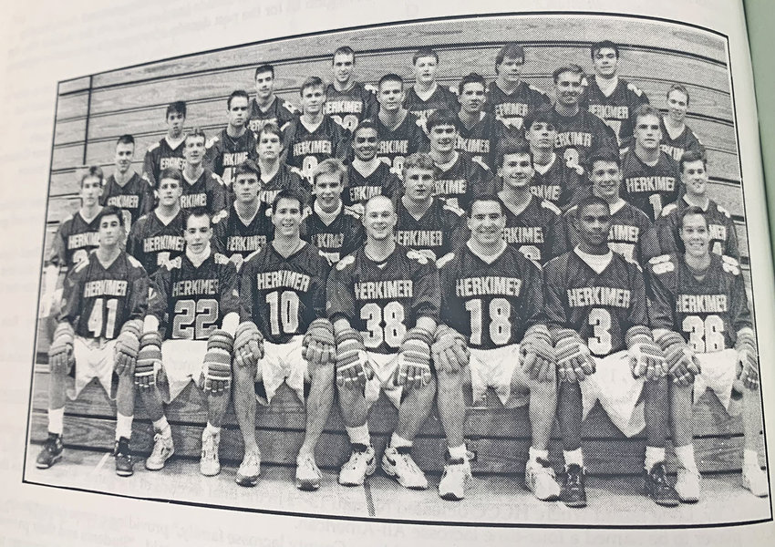 The 1992 Herkimer College men&rsquo;s lacrosse team.