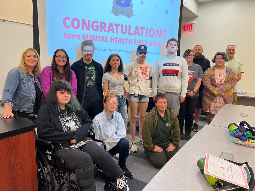 Ten area teens participated in three days of training to become nationally certified as Teen Mental Health First Aiders through SUNY Morrisville&rsquo;s Liberty Partnerships Program and the Madison County Rural Health Council.