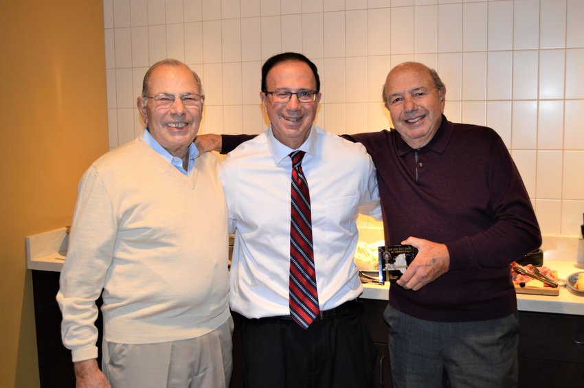 Area businessmen Don and Al Carbone were recently presented with New York State Senate Commendations during a ceremony on Monday to recognize their lasting contributions to the community.&nbsp;&nbsp;From left: Don Carbone, State Sen. Joseph A. Griffo, R-47, Rome, and Al Carbone.