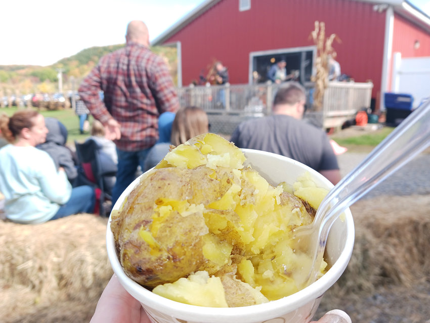 Salt potatoes at the Windy Hill Orchard and Farm Market in Cassville.
