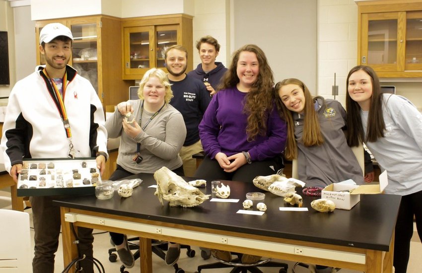 Students are invited to come explore human biology, horse anatomy, human diet and nutrition, bunny magic, vampire squid, hippos, bats, cats, bugs, skulls, lizards, among other creatures at Science Night at Cazenovia College from 5:30 to 8 p.m. on Thursday, Oct. 27.