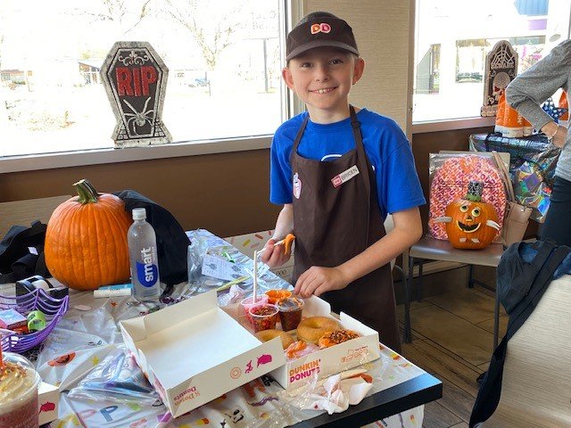 Dunkin&rsquo;s $100,000 donation to Make-A-Wish-Central New York was celebrated with a Halloween party with local Wish Kids at the Dunkin&rsquo; restaurant at 112 N. Genesee St.