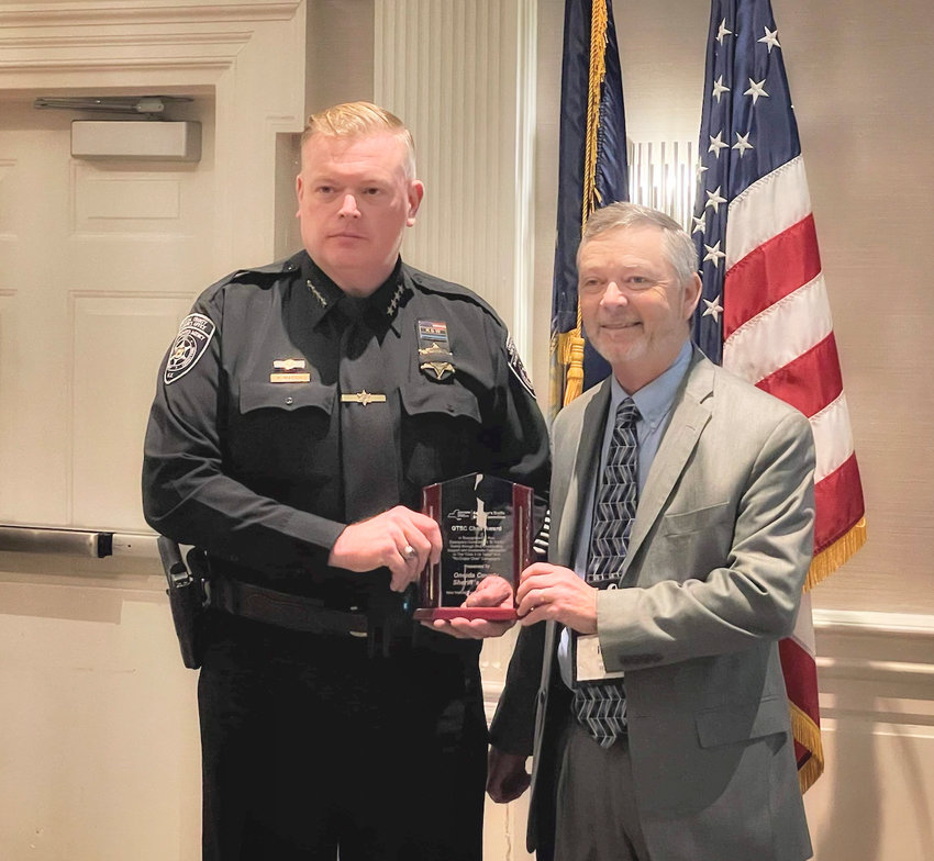 Oneida County Sheriff Robert M. Maciol received the Chair Award from the New York State Governor&rsquo;s Traffic Safety Committee on Friday.