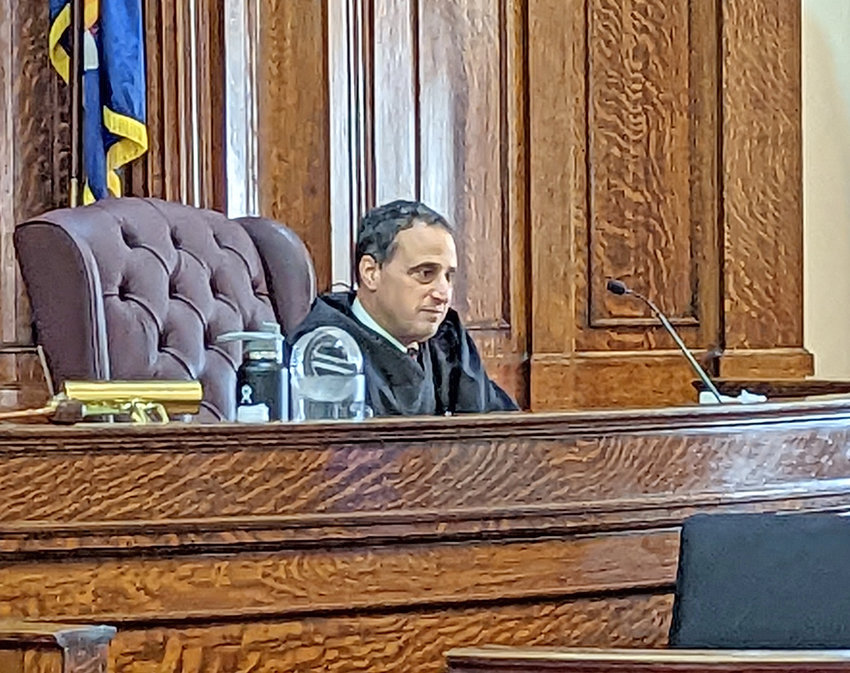 Rome City Court Judge Gregory J. Amoroso gives hopeful advice to Friday&rsquo;s graduates of the Oneida County Drug Treatment Court. Seven men and women fulfilled their treatment sessions and had their sentences either reduced or dismissed.