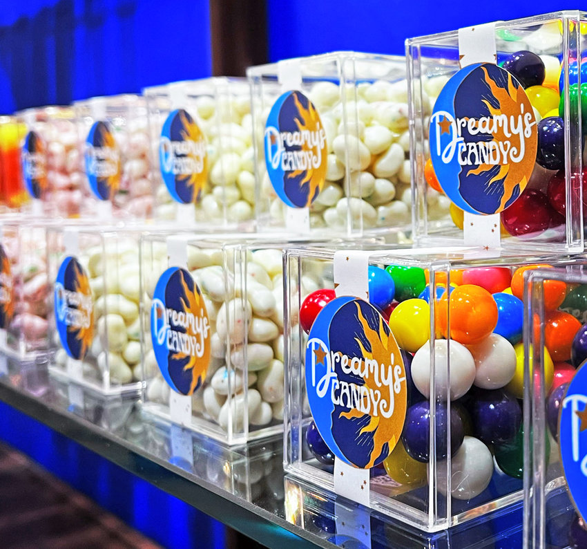 Gumballs, gourmet jelly beans and other confections available at Dreamy&rsquo;s Candy, now open at 11 W. Park Row in Clinton.