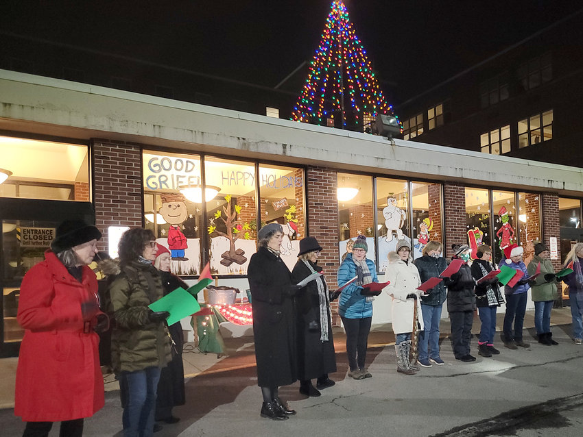 Rome Twigs gather for the organization&rsquo;s annual Tree of Lights fundraiser tree lighting ceremony outside Rome Health.  This year&rsquo;s tree lighting will be held starting with a gathering at 6:30 p.m. Sunday, Dec. 4.