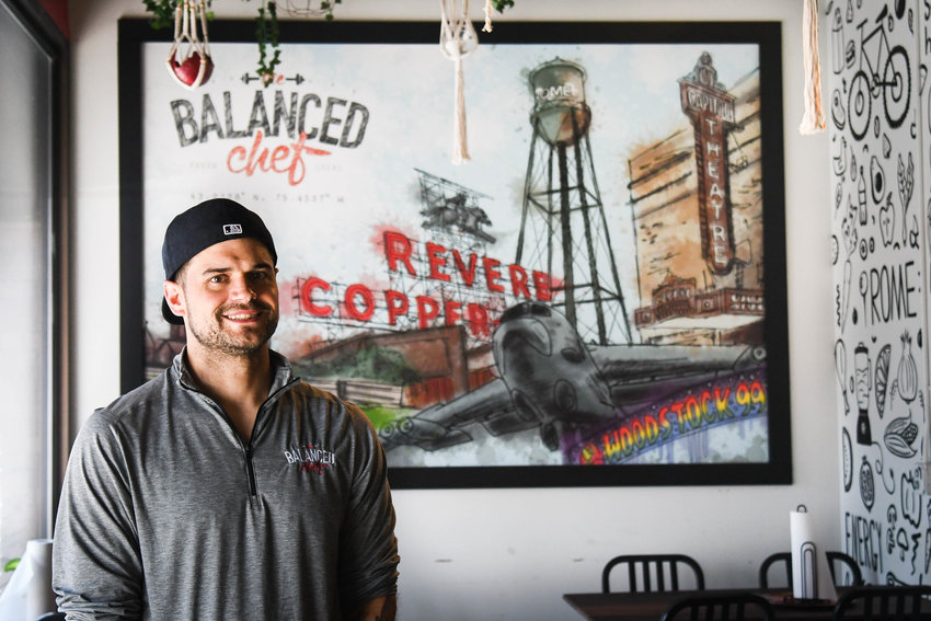 Brian Donovan, founder of The Balanced Chef, has been in business since 2015 and has provided readily available, healthy fast food for people in the area and state. This photo was taken prior to The Balanced Chef&rsquo;s transformations as a part of the Food Network TV show, &ldquo;Restaurant: Impossible.&rdquo;