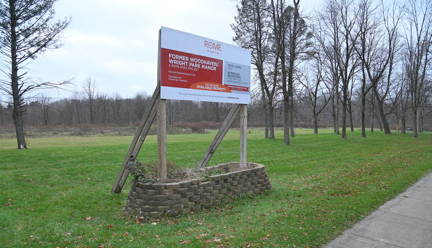 The former Wright Park Manor site on Upper Floyd Avenue, adjacent to the Woodhaven area, is shown on Thursday, Dec. 1. The area&rsquo;s redevelopment plan includes being the future site of the YMCA of the Greater Tri-Valley&rsquo;s Rome Family Y facility.